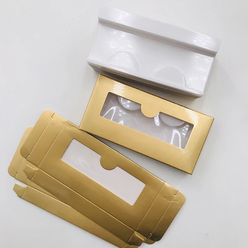 Новинка 20 компл./лот упаковочная коробка для ресниц бумажная цветная картонная с