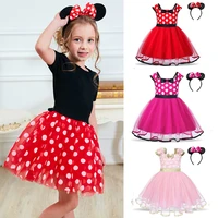 christmas dress girls clothes polka dot birthday party kids dresses for girls halloween carnival easter princess costume