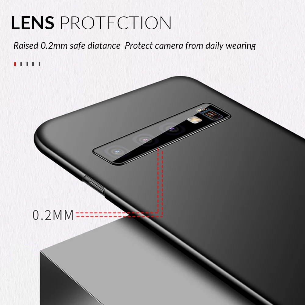 Противоударный матовый чехол для Samsung Galaxy S21 S20 10 S9 S8 Plus ультрасиликоновый