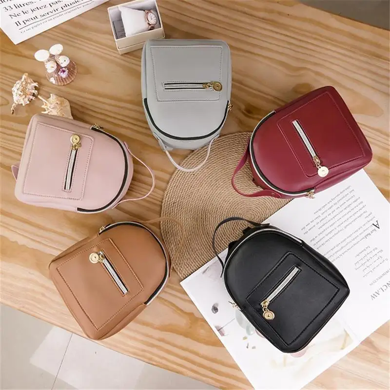 Women Small Backpack PU Leather Shoulder Bag For Teenage Girls Casual Daypack Small Bagpack Female School Backpack Mini