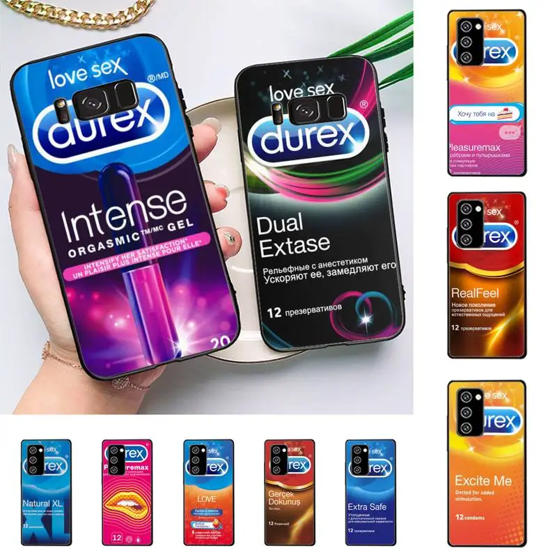 

Sexy condom brand Durex box Phone Case For Samsung Galaxy Note 10Pro Note 20ultra note20 note10lite M30S