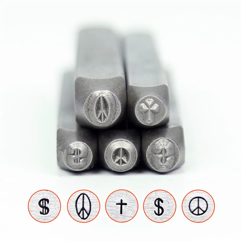 $ США/символы мира дизайн металлические штампы для украшений DIY браслет/символы