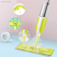 flat spray mop for wooden floor cleaning magic floor mops with microfiber pads hand free lazy mop home and kitchen cleaning tool