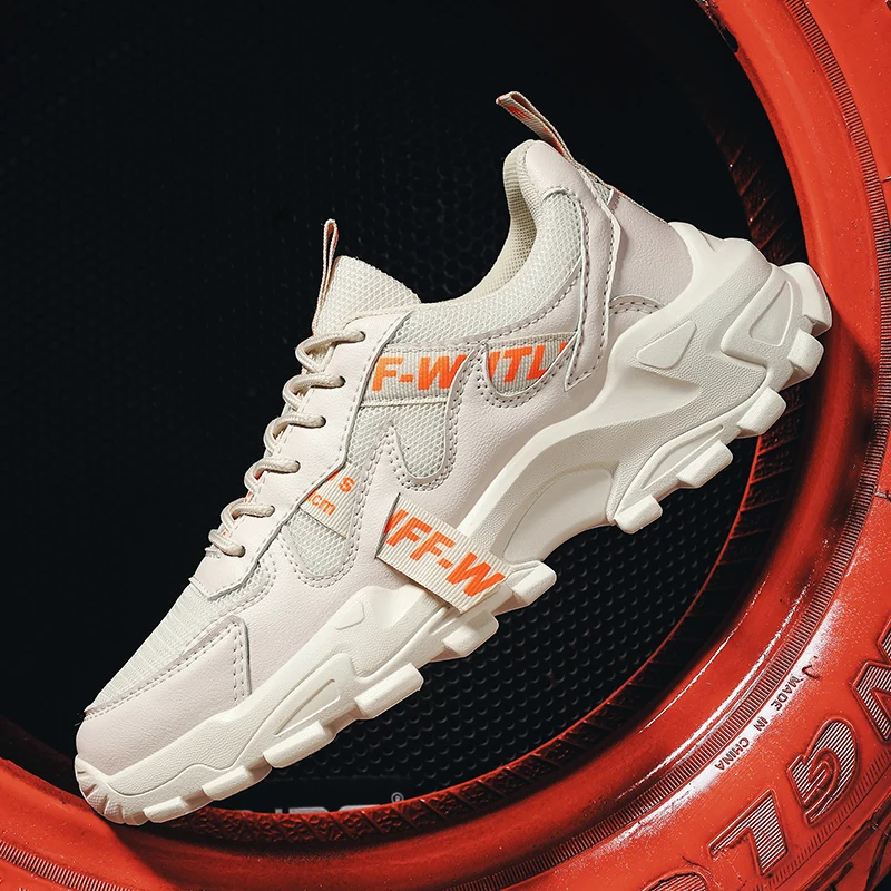 

Summer and Autumn Men's Running Shoes Lightweight Men's Breathable Outdoor Sports Shoes Comfortable Cushion Flat Shoes Training