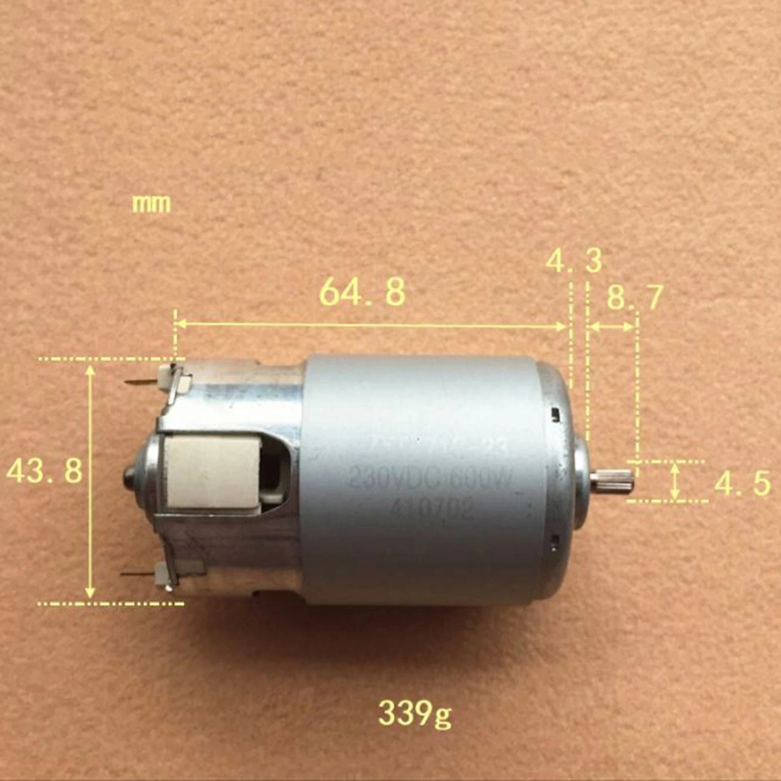 

High Power DC Motor for 600W Soybean Pulp Machine DC220V RS-7712 repair parts