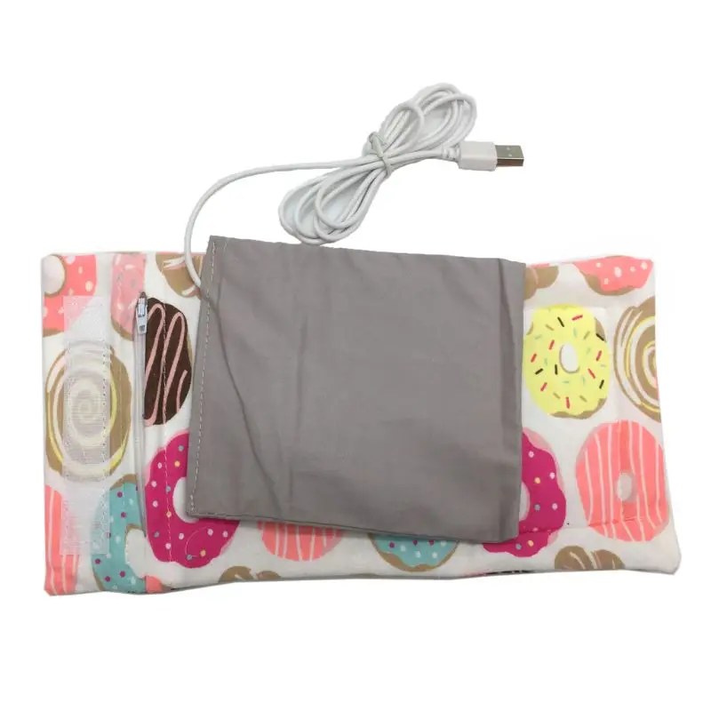 

23GD Travel Stroller USB Milk Water Warmer Insulated Bag Baby Nursing Bottle Heater 6 Colors