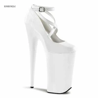 new high quality womens shoes sexy ladies high heels nightclub 20cm stilettos waterproof platform 10cm size 3 14 15