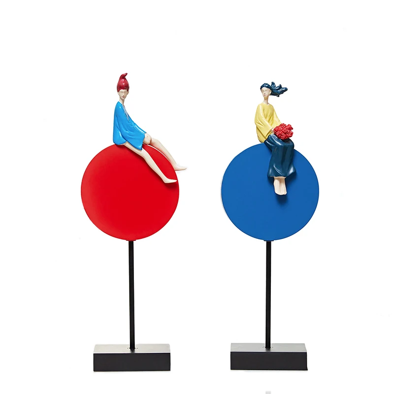 

[MGT]Modern and simple personality creative character decoration home decoration crafts furnishings