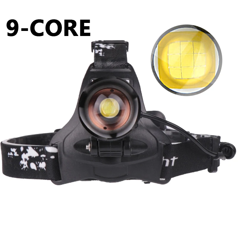 Супер мощный яркий светодиодный налобный фонарь XHP180 высокой мощности XHP160