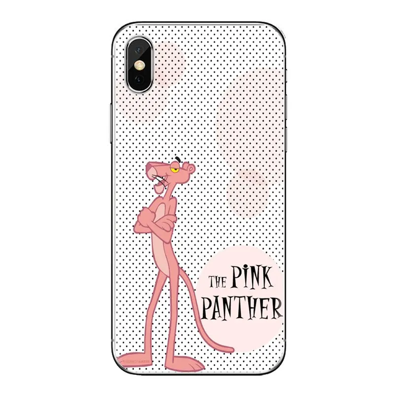 Корейская Розовая пантера Panthera Naughty TPU чехол для Xiao mi 4 5 5s 6 A1 A2 5X6X8 9 Lite SE Pro Max Mix 2 3 2S |