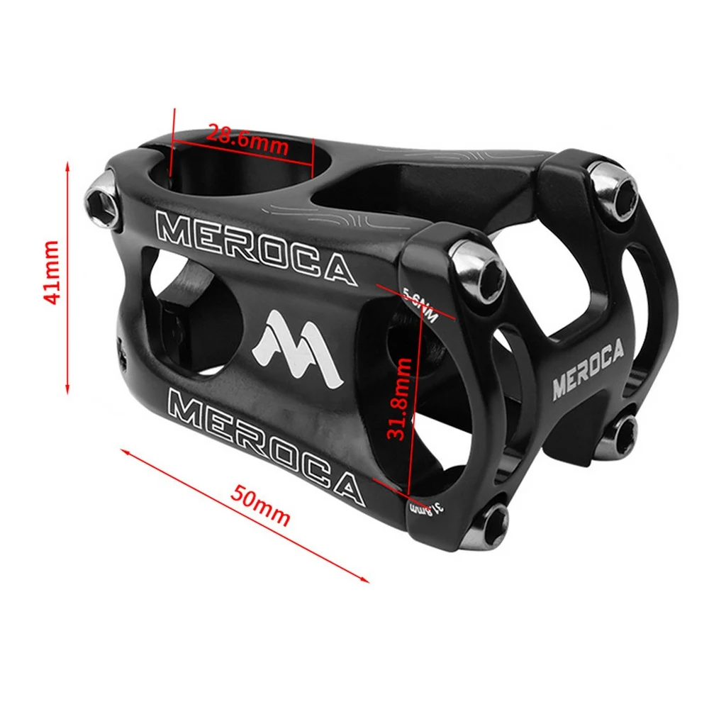 

31.8mm Bicycle Stem Riser Aluminium Alloy High Strength CNC 0 Degree Bike Cycling Handlebar Stem MTB Mountain Road Bike Part