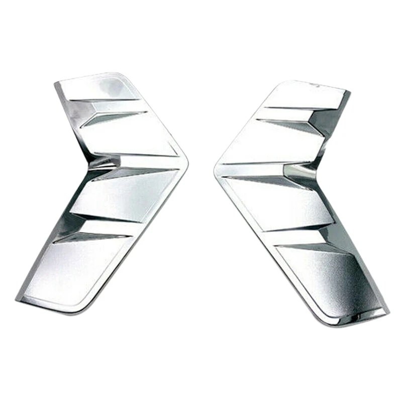 Автомобильная Серебристая ABS Хромированная передняя противотуманная фара