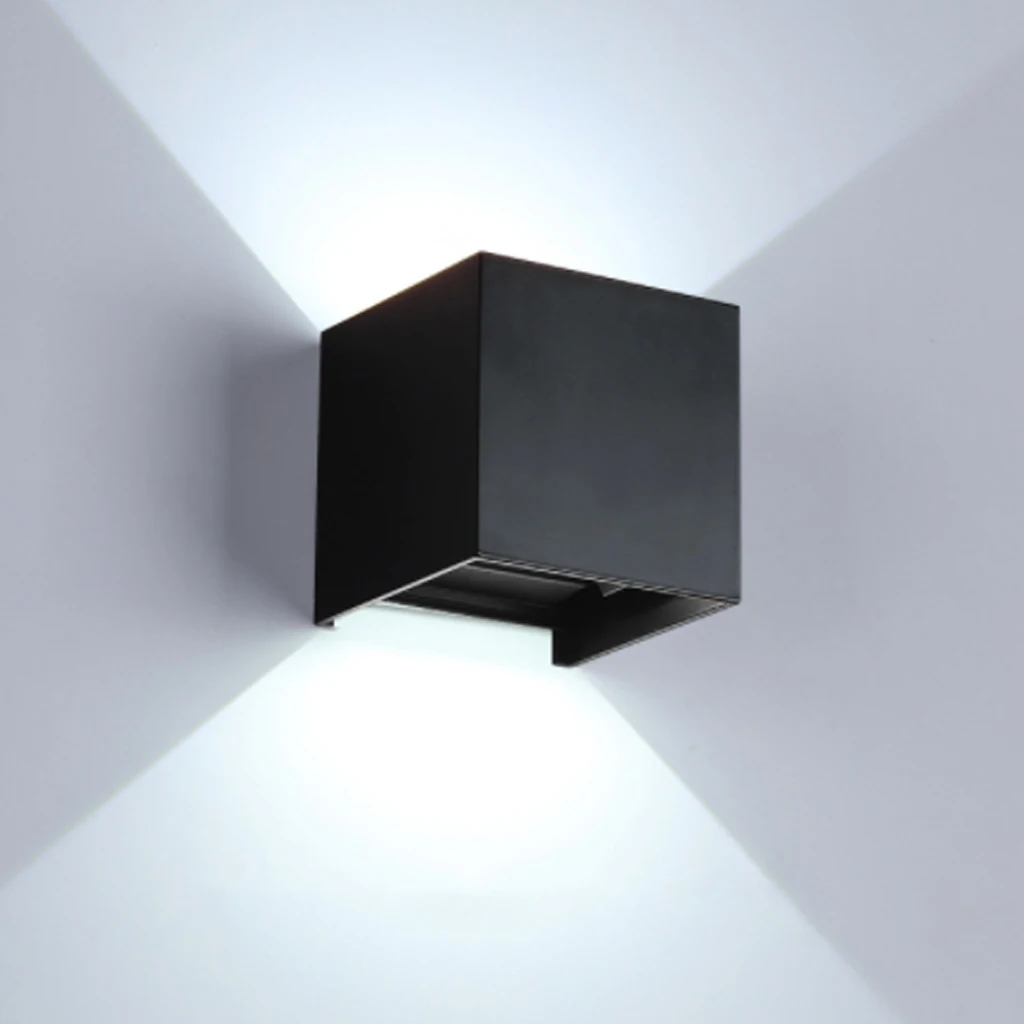 Современный настенный светильник 12 Вт светодиодный Водонепроницаемый Алюминий