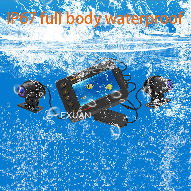 Новый мотоцикл Локомотив вождения рекордер ночного видения HD камера