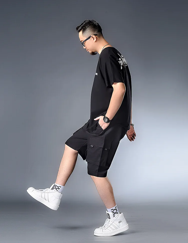 Шорты мужские в стиле хип хоп уличная одежда бермуды шорты повседневные до