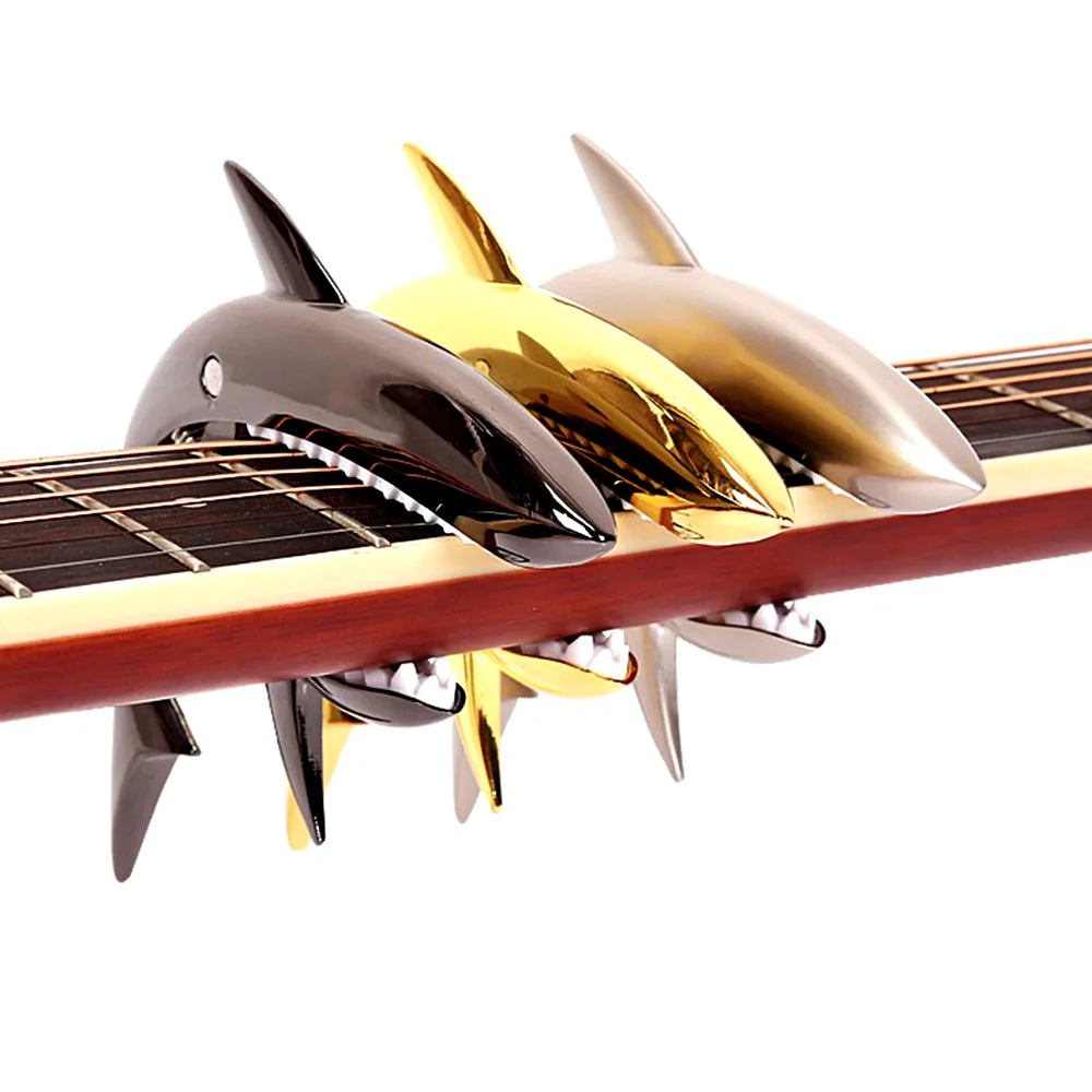 Гитарный Капо тюнер цинковый сплав Акула Акустическая классическая