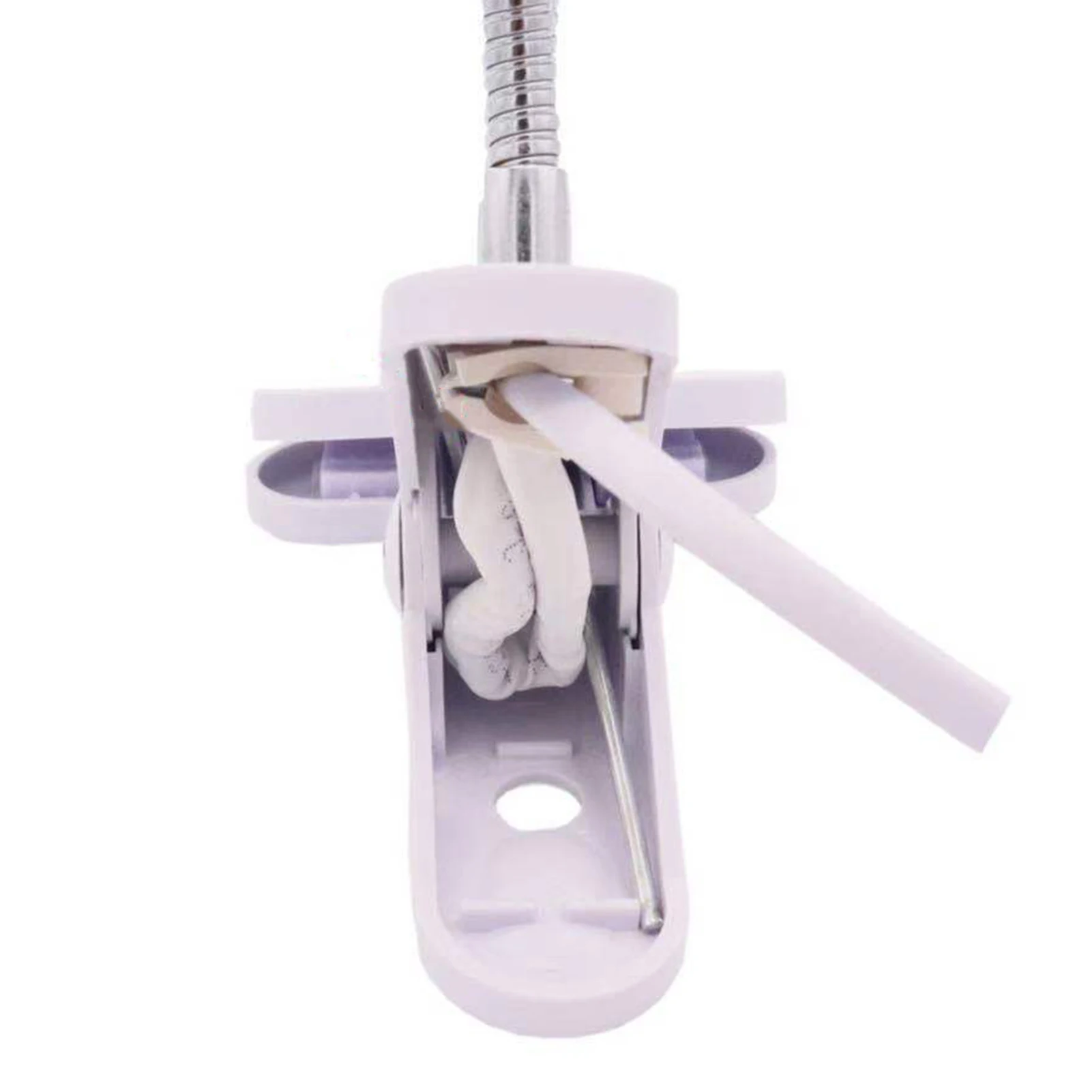 

Bulb Flexible Gooseneck Aluminium Wire Neck Clip-On Cable Desk Lamp Holder Cord Light Base for Plant Growing