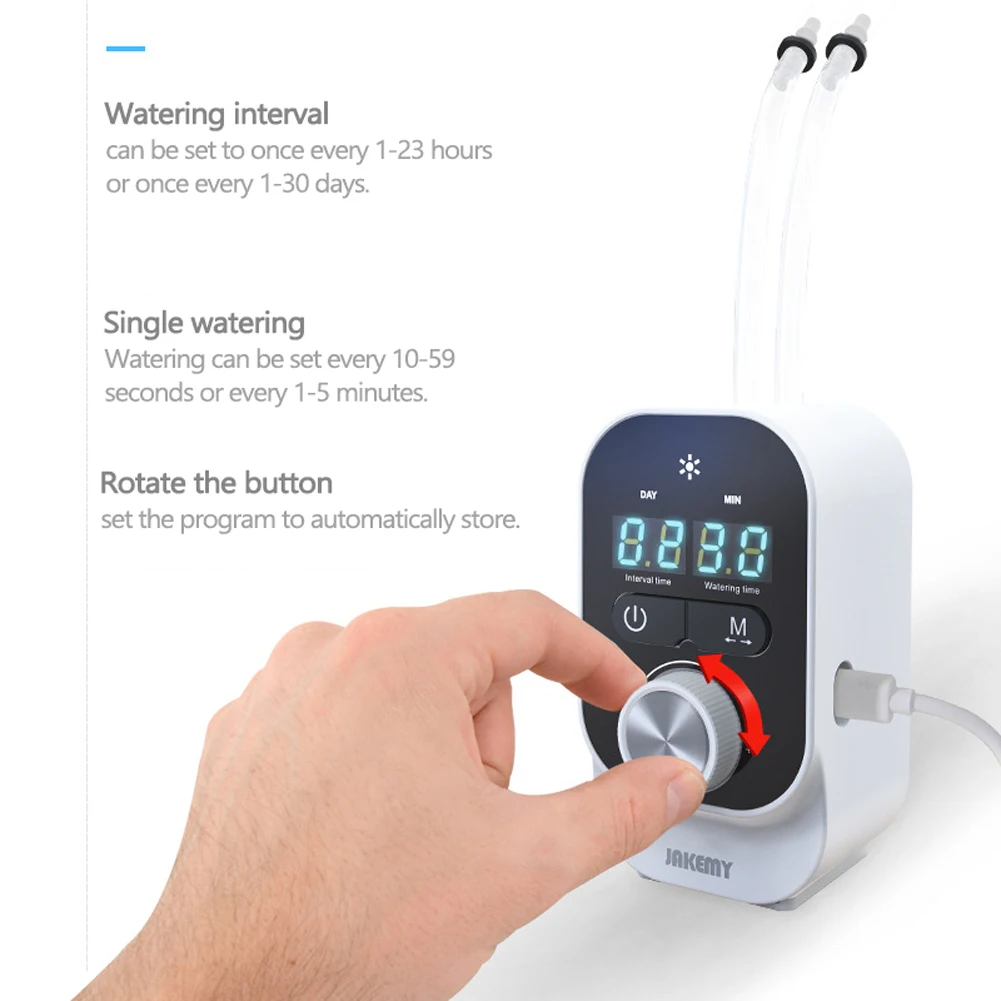 

Automatic Watering Device Household Timing Function Intelligent Timing Watering Planter System Travel