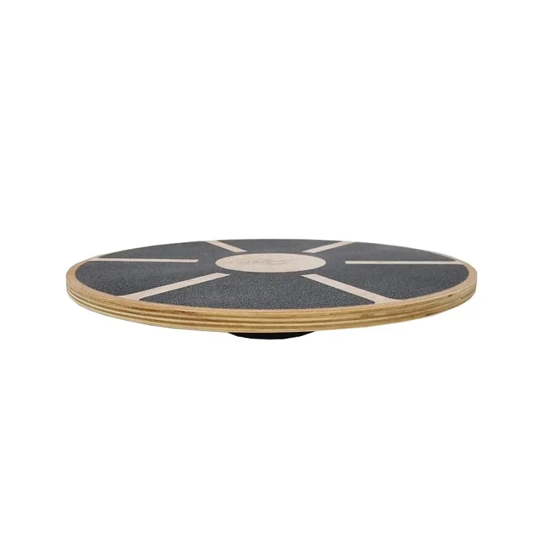 

Wooden Balance Board Waist Twisting Board Yoga Fitness Plate Stability Disc Antiskid Training Balance Gym Board Exercise Workout