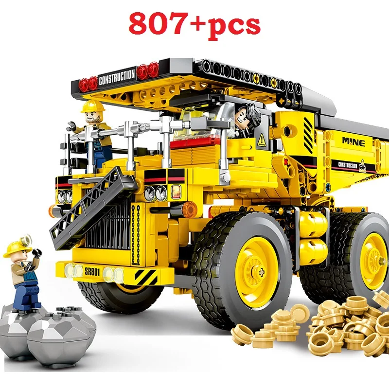 EWELLSOLD Инженерный Бульдозер Кран Совместимый с Техникой Грузовик Конструктор Городской Строительный Игрушка для Детей