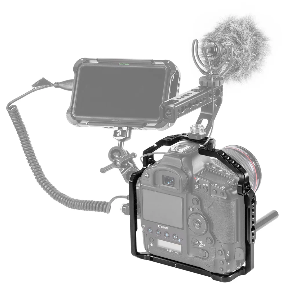 SmallRig Dslr Cage for Canon EOS-1D X and 1D Mark II Camera With Nato Rail/ Cold Shoe Mount/Arri Locating Holes - CCC2365 | Электроника