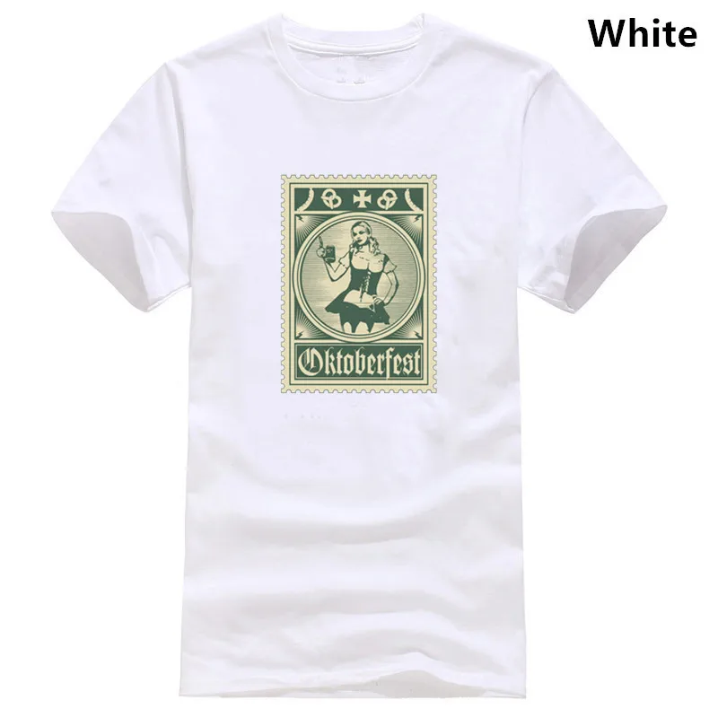 Tops Men T-shirt Oktoberfest Stamp TShirt Beer Lover Festival T Shirts Vintage Black Clothing Oversized Custom Male Tees | Мужская
