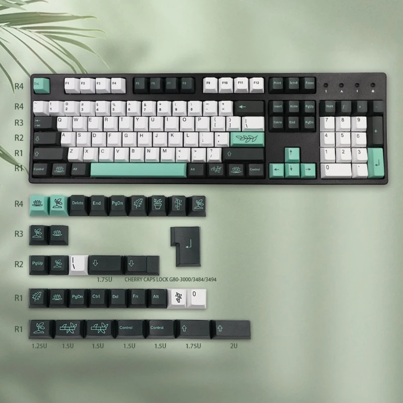 

137 Keys PBT Keycaps Cherry Profile DYE-SUB For Cherry MX Switch 1.5U 1.75U 2U Shift 6.25U Spacebar Mechanical Keyboard