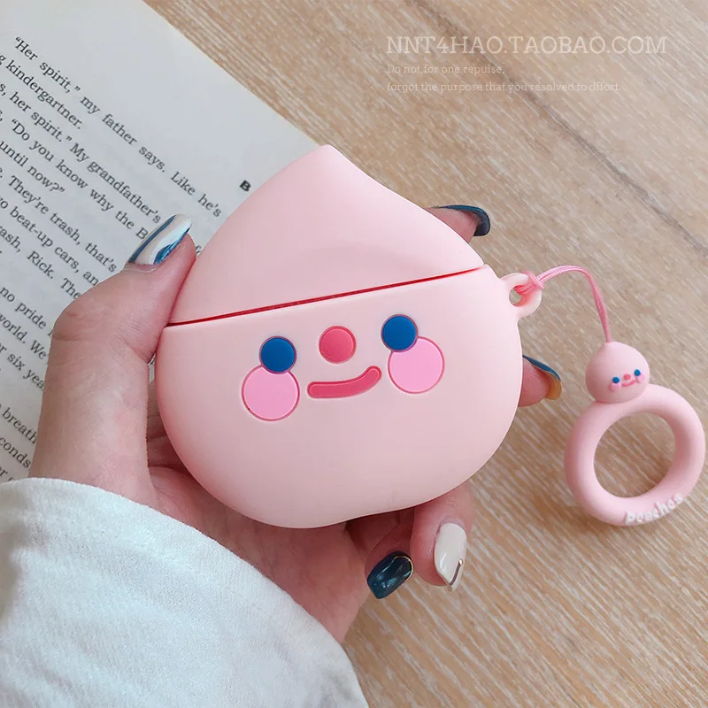 Strawberry Fruit Case For Apple Airpods Wireless Bluetooth Earphone Silicone Headphone Cases 2 Protective Cover | Электроника