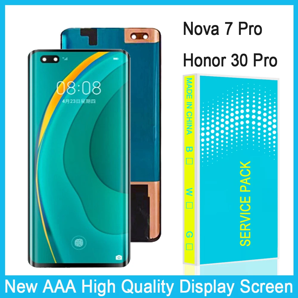 6 57 ''дисплей Замена для Huawei Nova 7 Pro LCD сенсорный экран дигитайзер сборка Honor 30 ЖК