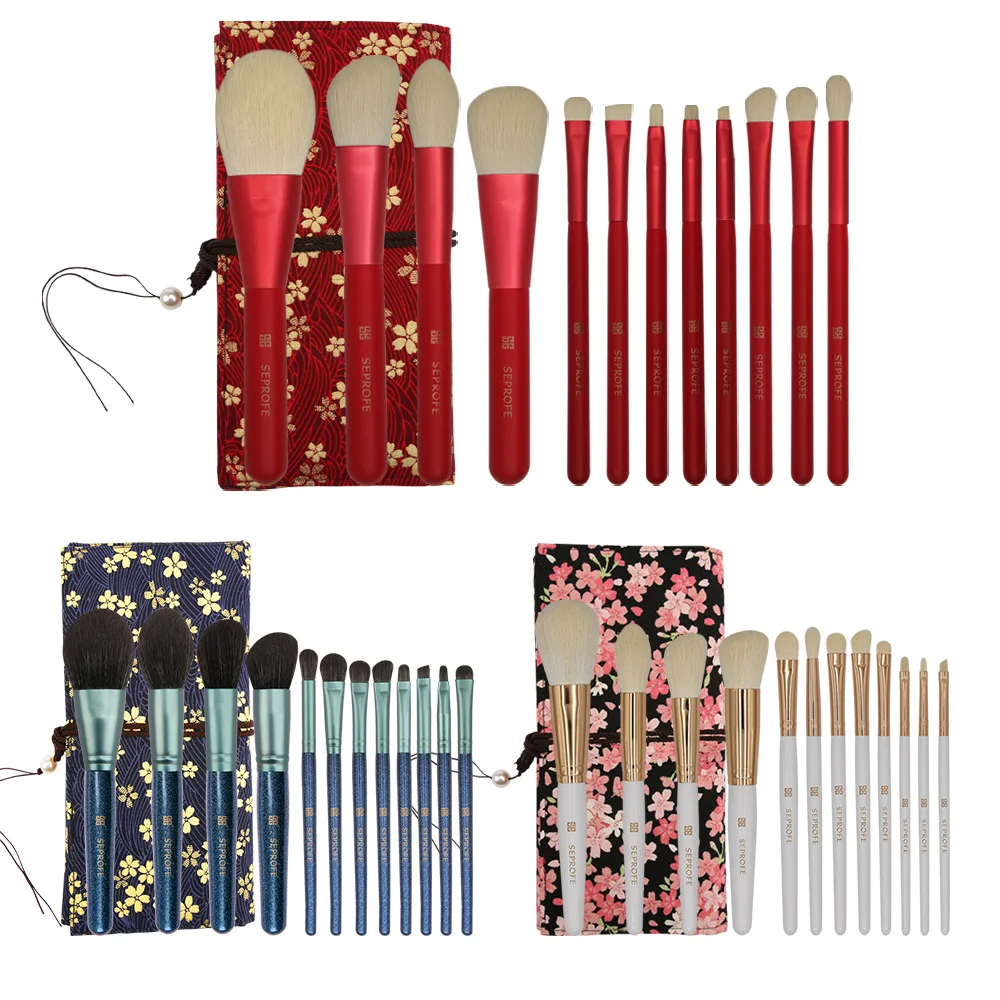 

Cosmetic 12 Brush Set Professional Makeup Artist High-quality Eye Shadow Palette Facial Highlighter False Eyelash Brush Tool