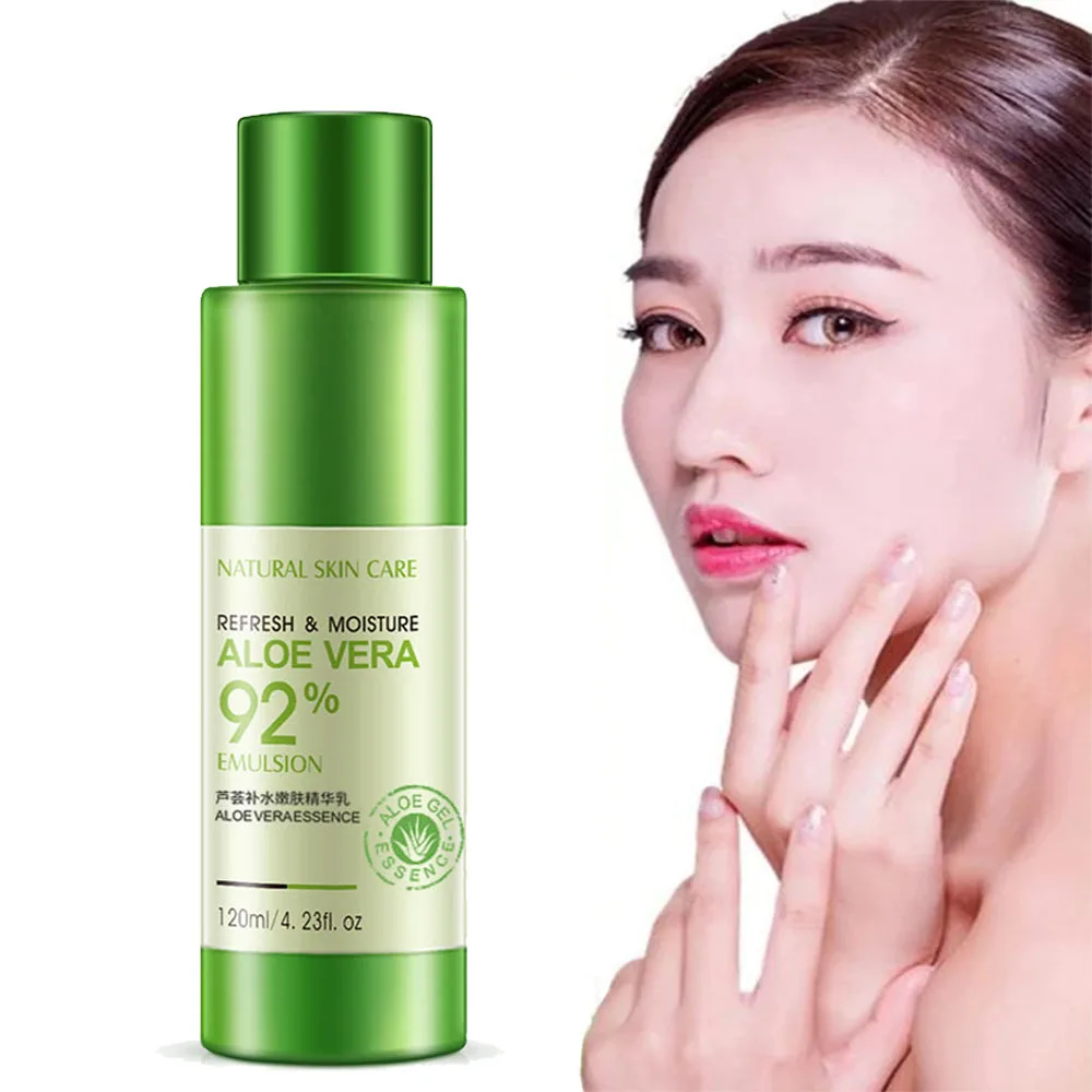 

Natural Aloe Gel Cream Deep Moisturize Repair Skin After Sun Lotion Anti Aging Shrink Pores Anti Wrinkle Facial Care Essence
