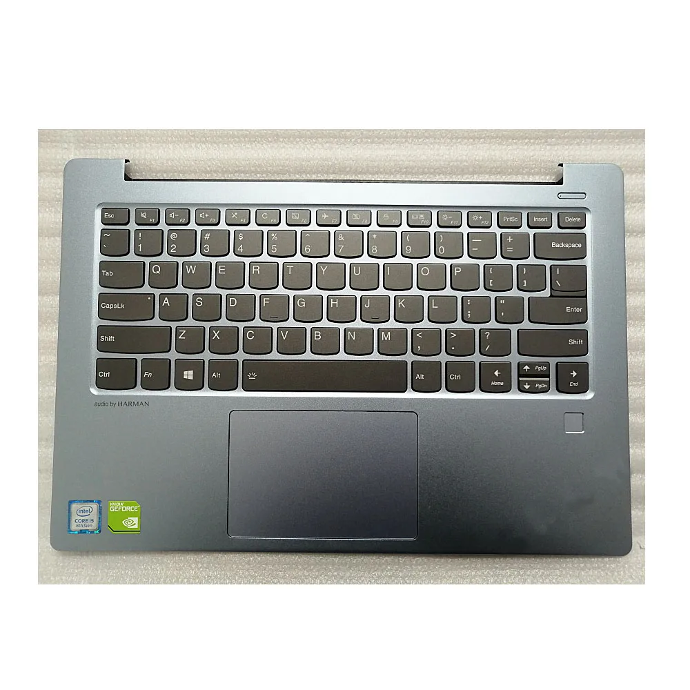 

96%New for LENOVO IdeaPad Air 14IKB 530S-14 530S-14ARR Palmrest US keyboard Upper Cover Upper case Touchpad Backlight Blue