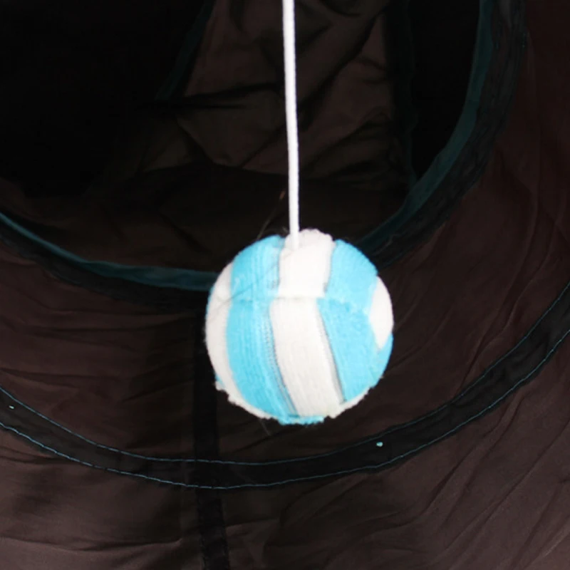 3 WAY туннель для кошек Y Форма Складной домашнего животного котенка Играть Игрушка