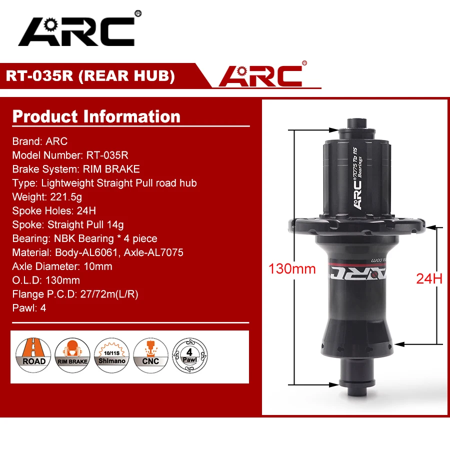 Ступица Передняя и задняя велосипедная 20H/24H для шоссейного велосипеда SHIMANO