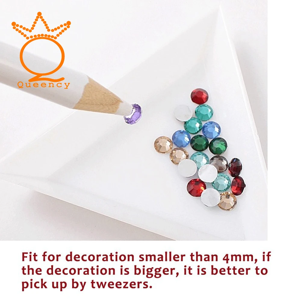 1728 шт стеклянные стразы для ногтей смешанные размеры SS3 SS10 кристалл AB плоская
