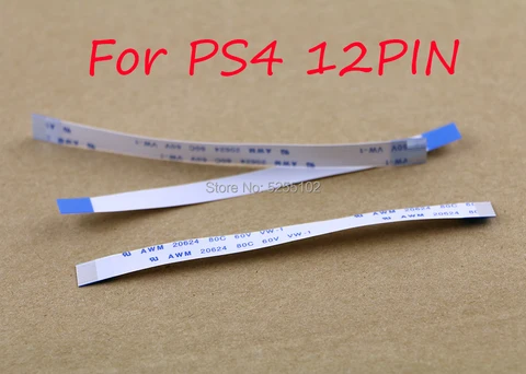 2 предмета в комплекте, для Sony Dualshock 4 PS4 контроллер 12 pin 14pin зарядный щит кабель выключателя питания 12PIN 14PIN Сенсорная панель гибкий ленточный кабель