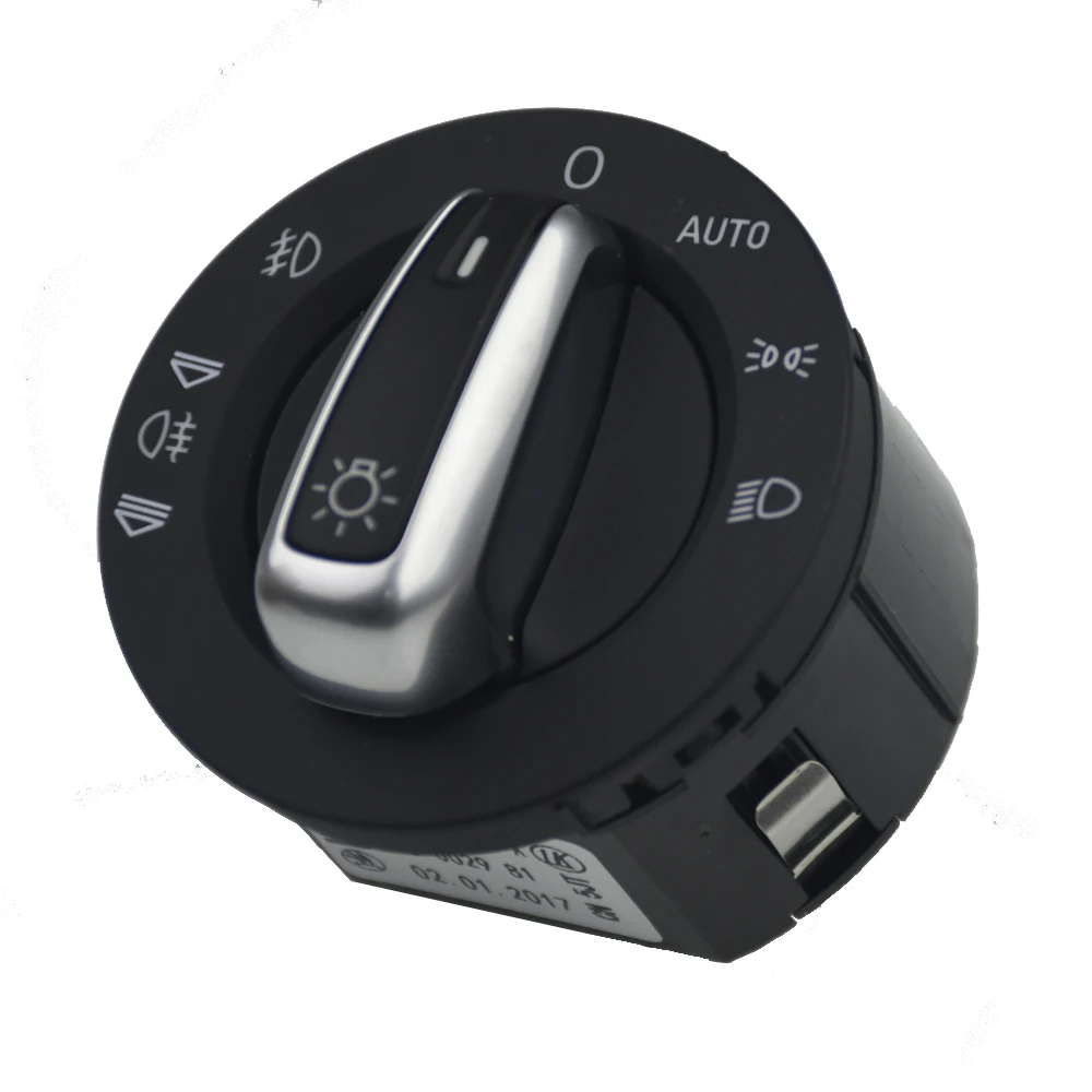 

For Audi A6 C6 4F S6 RS6 Q7 A6 4F Chrome Headlight Fog Lamp control Switch 4FD 941 531A car accessories
