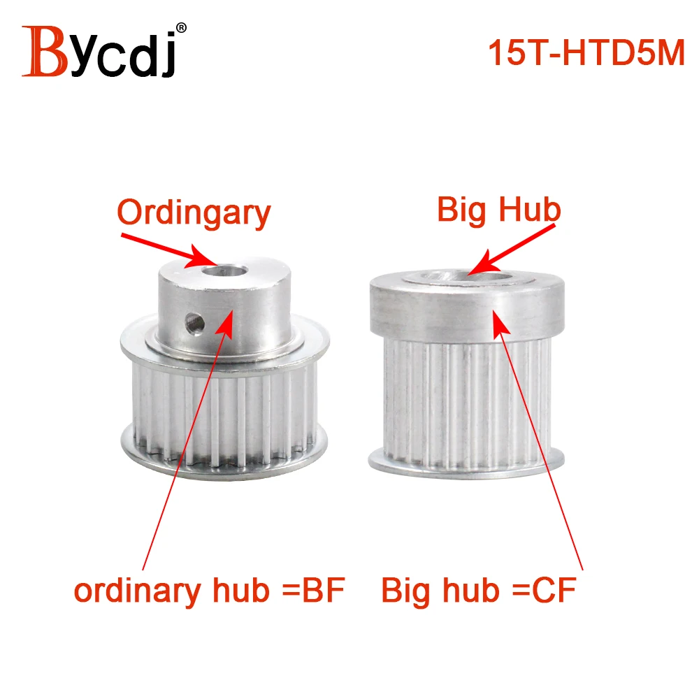 Аппарат для дуговой 15 зубы HTD 5 м зубчатый шкив Диаметр 5/6/6.35/7/8/10/12 мм Ширина 10/15/20