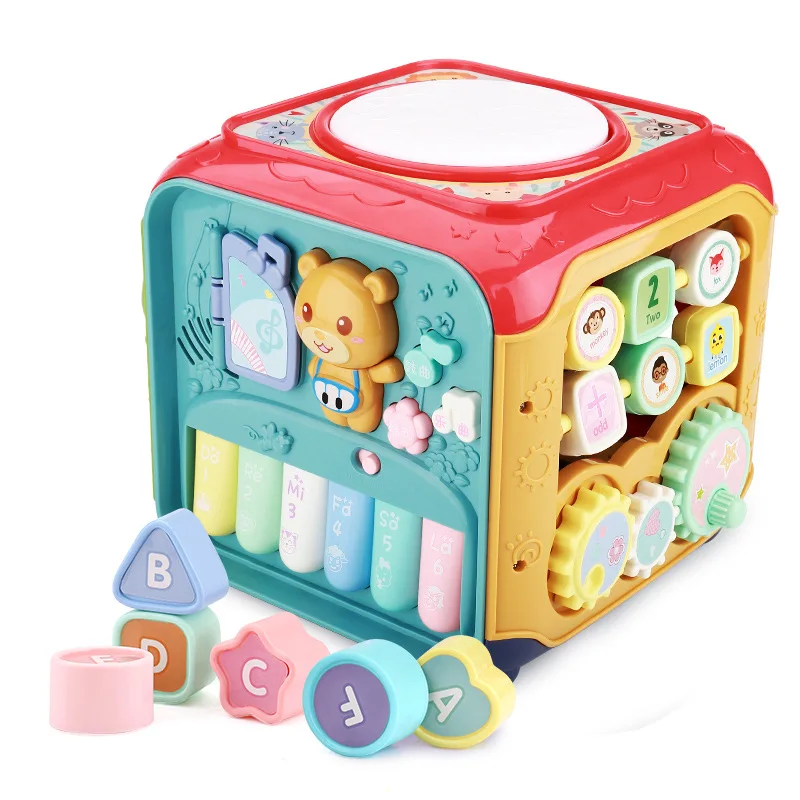 

Baby hand drum baby toy children music pat drum early education puzzle rechargeable 0-1 years and 6 months Musical toys