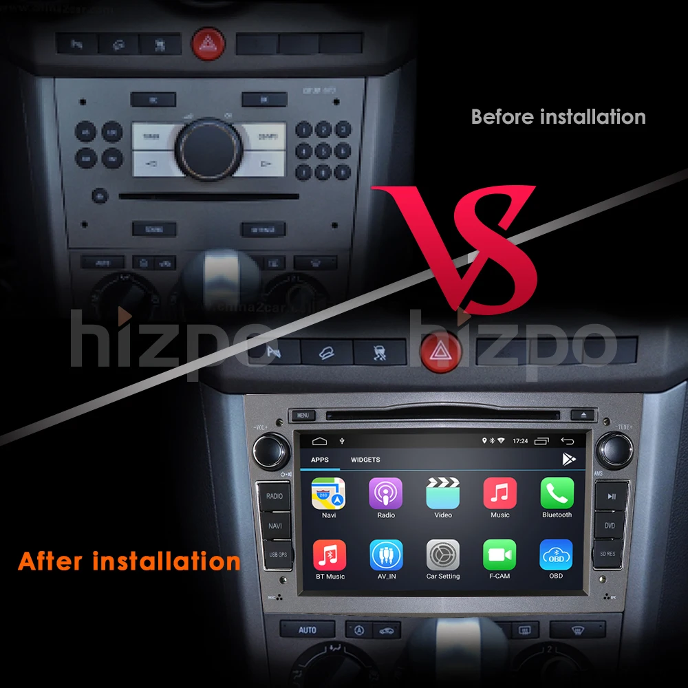 2 Din Android 10 автомобильный DVD плеер GPS для Opel Vauxhall Astra Meriva Vectra Antara Zafira Corsa Agila 7 &quotGPS