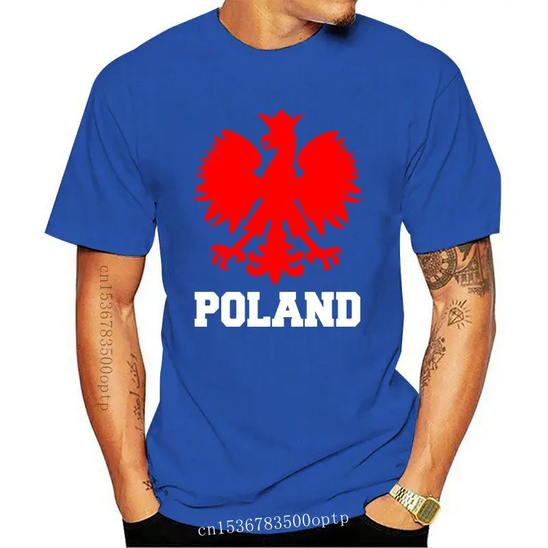 

Polska Polish T-shirt Poland Koszulka Free Shipping Size S-3XL Short Sleeves Cotton T Shirt Top Tee Funny Kawaii