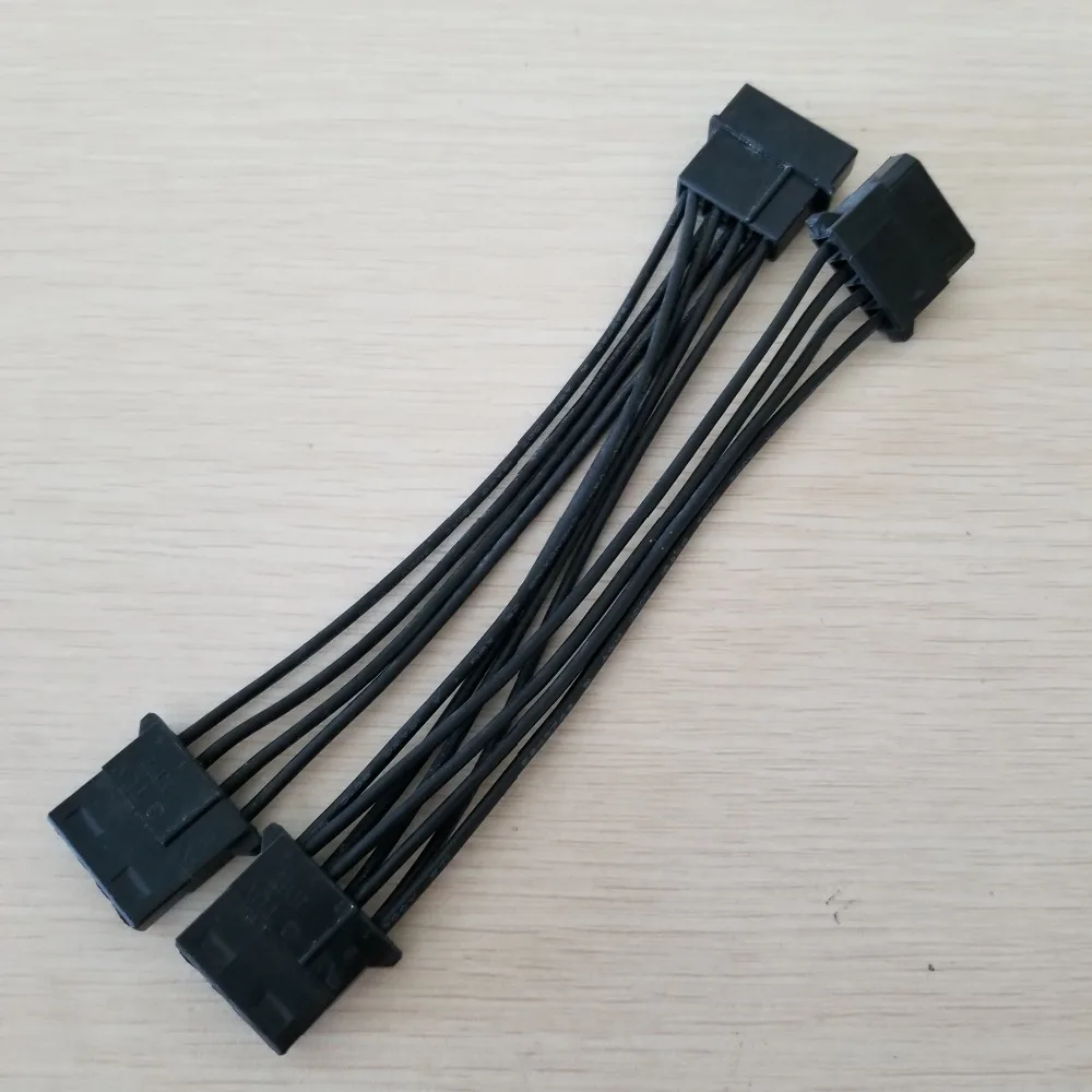 

ATX IDE Molex 4Pin to SATA Splitter Power Cable D Port Extension Wire 18AWG Z-Type 3 x 13cm for PC Desktop DIY