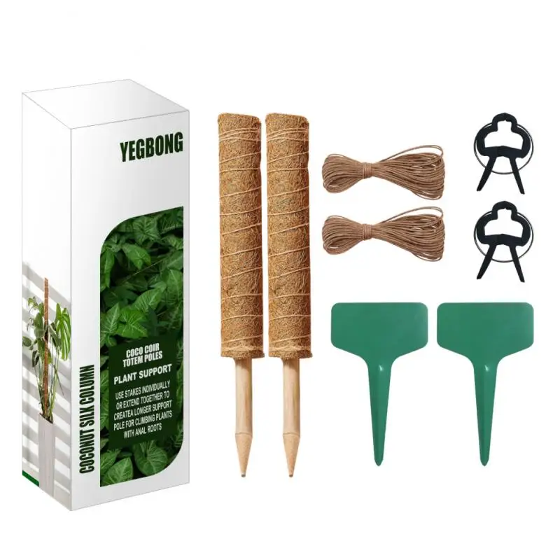 Садовый удлинитель для поддержки растений стойка из кокосового волокна 12 дюймов