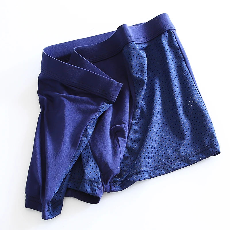 Трусы-боксеры нижнее белье трусы Для мужчин Ice Silk мягкие Обувь с дышащей сеткой