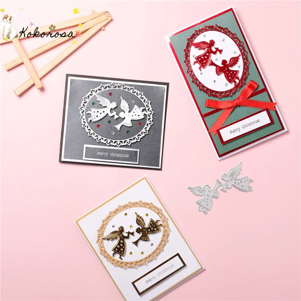 Металлические штампы Kokorosa Cherub Horn новинка 2019 года для творчества изготовления