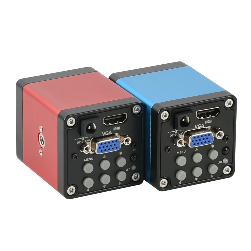 2020 Новинка 14MP 1080P HDMI VGA промышленный видеомикроскоп камера 100X с креплением