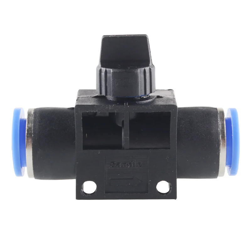 Пневматическая быстрая муфта ручная клапанная труба вставка пластиковый клапан