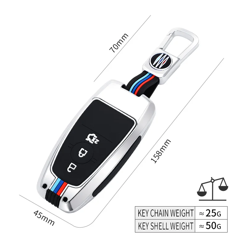 

Car Key Case Cover for Ford Fusion Mustang Explorer F250 F150 F350 2017 2018 EcoSport Edge S-MAX Ranger Lincoln Mondeo fiesta
