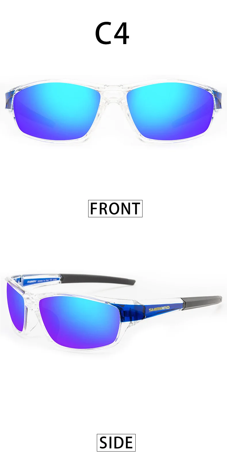 

2021 New Shimano Polarized Sports Men Fishing Sunglasses Road Cycling Glasses Mountain Bike Bicycle Riding Protection Goggles