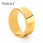 VAROLE панк Минималистский вогнутые кольца золото Цвет кольца для женщин, модное ювелирное изделие друг подарки вечерние Anillos подарки